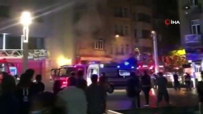  Taksim'de Kırgızistan Başkonsolosluğu'nda korkutan yangın