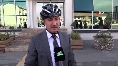 bisiklet turu -  Başkan Çınar mesaisine bisikletle geldi Videosu
