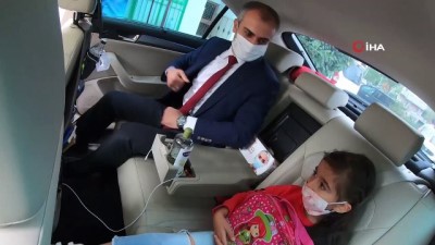 kucuk kiz -  Belediye Başkanı, makam aracı ile minik öğrenciyi ilk dersine bıraktı Videosu