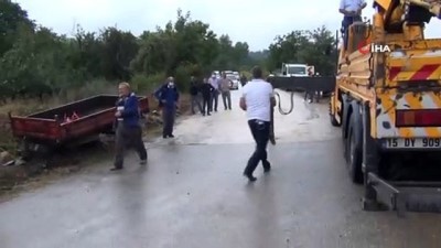 tahkikat -  Bursa'da traktör devrildi: 1 ölü, 2 yaralı Videosu