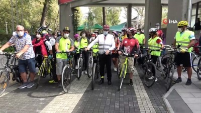 yuruyus yolu -  Başkan Tutuk, bisikletçilerle pedal çevirdi Videosu