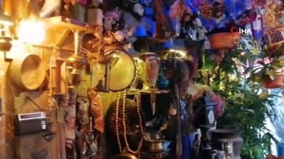  Amasya Suluova’da müze gibi çiçekçi dükkanı