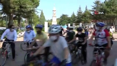 bisiklet turu -  Bilecik'in en işlek caddeleri 'Otomobilsiz Gün' kapsamında trafiğe kapatıldı Videosu