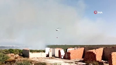 makilik alan -  Didim'de makilik alanda yangın çıktı Videosu