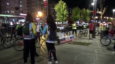 bisiklet turu - Diyarbakır’da korona virüse dikkat çekmek için maskeli şehir turu attılar Videosu