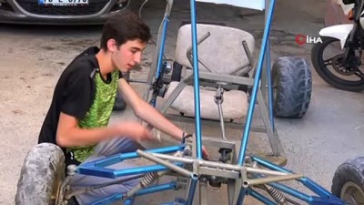 sparta -  - Pandemi döneminde 'bugyy' araba yapan genç hayalindeki bölümü kazandı Videosu