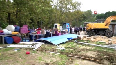 kacak yapilasma -  Uludağ yolundaki kaçak kafeterya yıkıldı Videosu