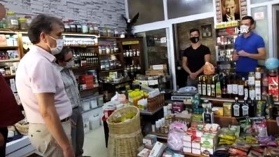  Daire müdürleri maske ve mesafe denetimi yaptı