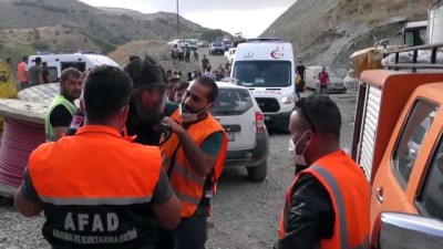 gaz sikismasi - Kop Dağı Tüneli inşaatında patlama (4) - BAYBURT Videosu