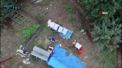 uyusturucu -  Polis drone ile takip edip arı kovanını içinde uyuşturucu ve silah ele geçirdi Videosu