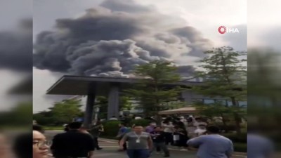  - Çinli teknoloji şirketi Huawei'nin laboratuvarında korkutan yangın