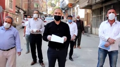 Engelliler derneğinden vatandaşlara ücretsiz maske - HAKKARİ