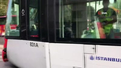 kural ihlali -  Laleli’de kaza yapan tramvay kaldırıldı Videosu