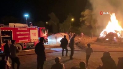  Tekman’da ot yangını