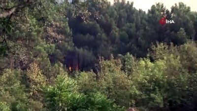  Anadolu Hisarı’ndaki orman yangınına müdahale sürüyor