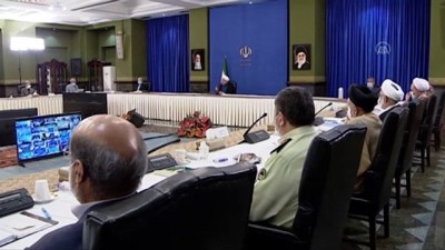 devlet televizyonu - İran Cumhurbaşkanı Ruhani: 'ABD'nin yasa dışı yaptırımları İran'a en az 150 milyar dolar zarar verdi' - TAHRAN Videosu