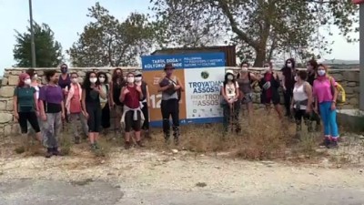 gucunu goster - Kadınlar, Troya Kültür Rotas'ındaki 7 günlük yürüyüşüne başladı - ÇANAKKALE Videosu