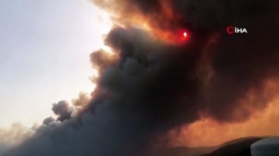 zeytinli -  Söke Akçakoca’da orman yangını Videosu