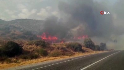 yangina mudahale -  Söke’deki yangın milli parkı tehdit ediyor Videosu