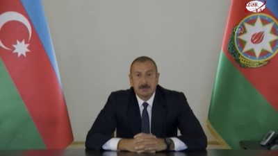 provokasyon - Azerbaycan Cumhurbaşkanı Aliyev: 'Kendi öz topraklarımızı savunuyoruz, Karabağ bizimdir, Karabağ Azerbaycan’ındır' - BAKÜ Videosu