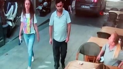 alabalik -  Taksim’de genç kızın dehşeti yaşadığı kapkaç kamerada Videosu