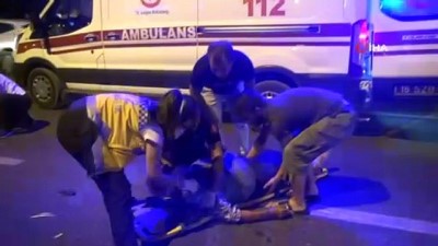motosiklet kazasi -  Bursa'daki motosiklet kazasında yaşlı çifti ölüm ayırdı Videosu