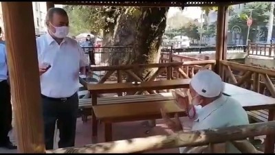 kahvehane - Kovid-19 tedbirlerine uyamayan iki kahvehane sahibine para cezası - BURSA Videosu