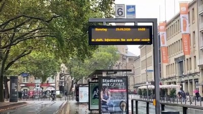 metro duragi - Almanya'da toplu taşıma çalışanları greve gitti - KÖLN Videosu