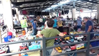  Bursa'da hurdalar modern pazarda satışa sunuluyor