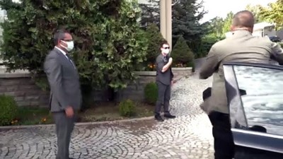 Çavuşoğlu ve Kurtulmuş, Azerbaycan'ın Ankara Büyükelçisi İbrahim’i ziyaret etti - ANKARA