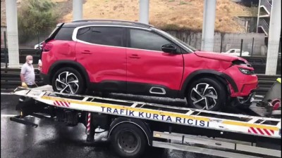 D-100 Karayolu'nda 3 aracın karıştığı trafik kazasında 1 kişi yaralandı - İSTANBUL