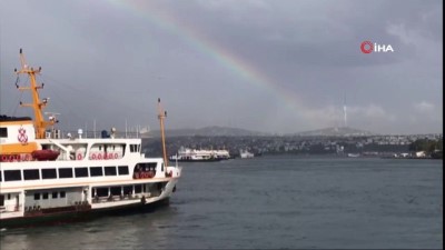 gokkusagi -  İstanbul’da yağış sonrası gökkuşağı sürprizi Videosu