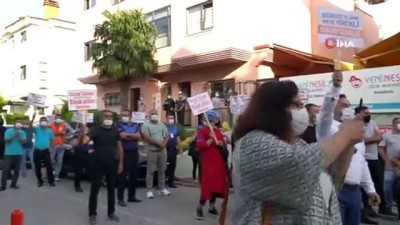 tedavi sureci -  Korona tedavisi gören Başkan Deveci’ye moral organizasyonu Videosu