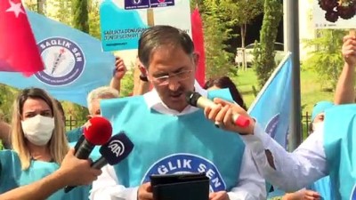Sağlık-Sen Genel Başkanı Durmuş: 'Binlerce sağlık çalışanı yine göz ardı edilmiştir' - ANKARA