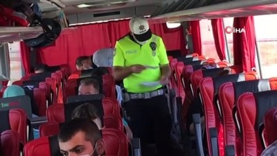  Şehirler arası seyahate HES kodu ve maske kontrolü