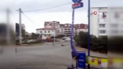  Silahı tutukluk yaptı, eşini sokak ortasında böyle vurdu...Dehşet anları kamerada