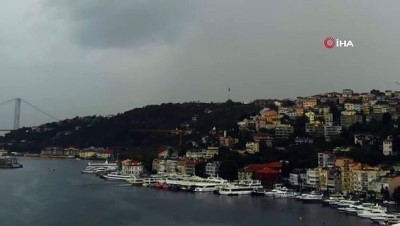  - Şimşeklerin çaktığı o anlar havadan görüntülendi