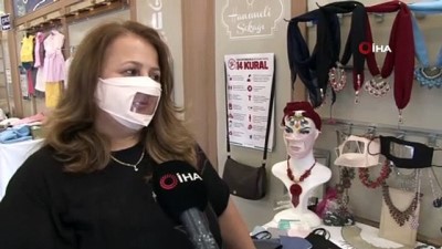 isitme engelliler -  İşitme engelliler için özel maske tasarladı Videosu