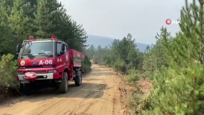  Kastamonu'da dün başlayan orman yangını söndürüldü