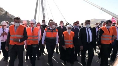 tunel insaati - Bakan Karaismailoğu, Yeni Kömürhan Köprüsü'nün son kaynağını yaptı - MALATYA Videosu