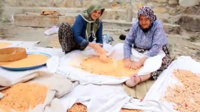Beypazarılı kadınların kışlık tarhana telaşı - ANKARA