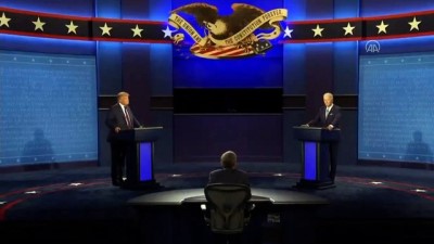 baskan adayi - Donald Trump ve Joe Biden'ın ilk canlı yayın tartışması başladı (3) - ABD Videosu