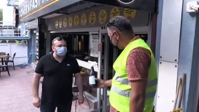 taksi duraklari - Esnaf Kovid-19'la mücadelede 'hijyen kalkanı'ndan memnun - EDİRNE Videosu