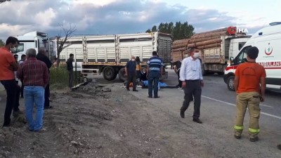  Hisarcık’ta trafik kazası: 1 ölü
