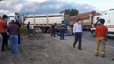  Hisarcık’ta trafik kazası: 1 ölü