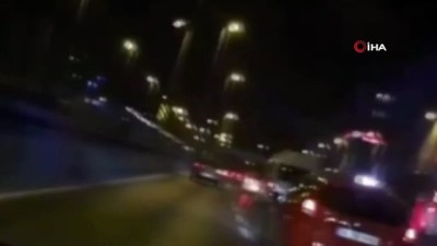 trafik teroru -  İstanbul trafiğinde “makas” terörü kamerada Videosu