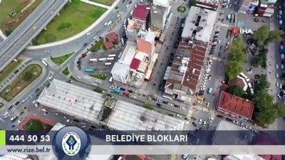  Rize şehir merkezinin yeni yüzü böyle olacak