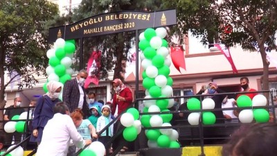  Beyoğlu'nda Mahalle Bahçeleri’nin 7'ncisi açıldı