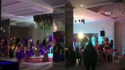 kina gecesi -  Bursa'da düğün salonuna korona baskını Videosu