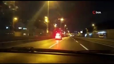 polis cevirmesi -  Esenyurt’ta  gece vakti otomobil hırsızları ve polis arasında uzun kovalamaca Videosu